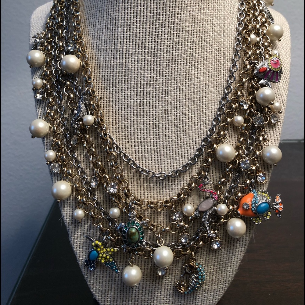 Seaside charm necklace in excellent condition.